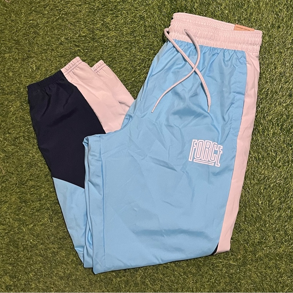 NWT Nike FORCE Mens Large Starting 5 Windbreaker Basketball Pants FB6966-407 $70